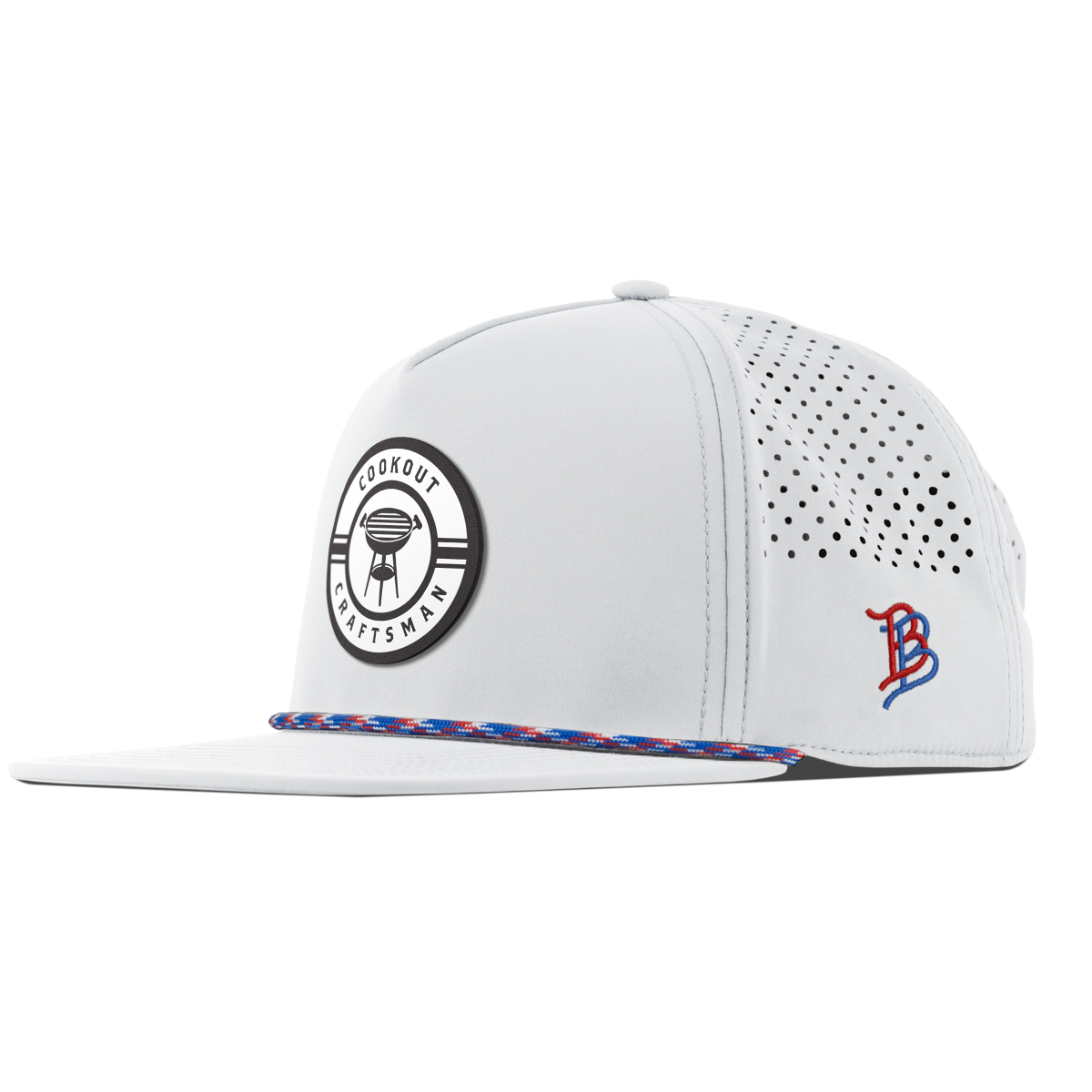 Cookout Craftsman Flat 5 Panel Rope White RWB