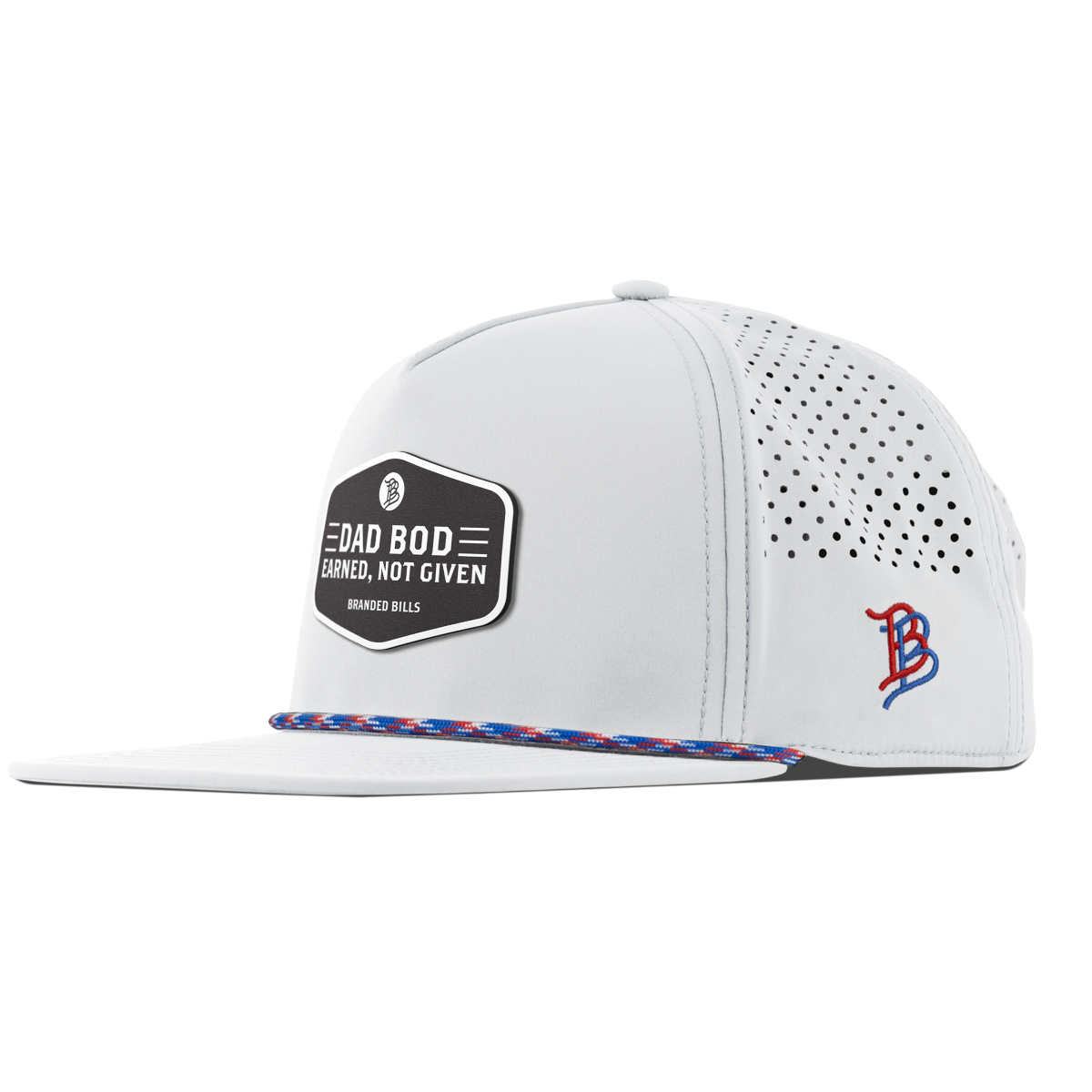 Dad Bod Flat 5 Panel Rope White RWB