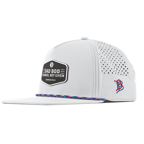 Dad Bod Flat 5 Panel Rope White RWB