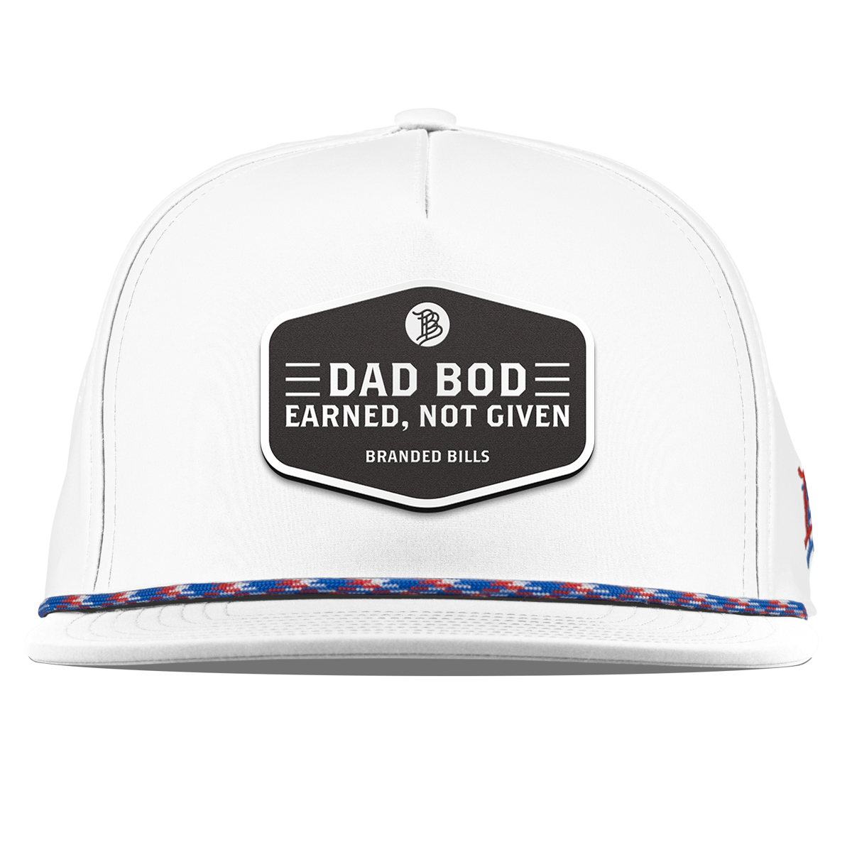 Dad Bod Flat 5 Panel Rope White RWB