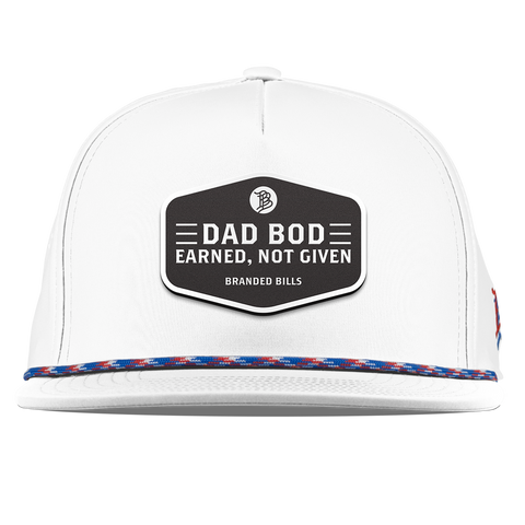 Dad Bod Flat 5 Panel Rope White RWB