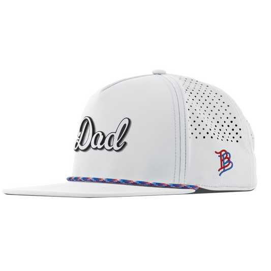 Dad Script Flat 5 Panel Rope White RWB