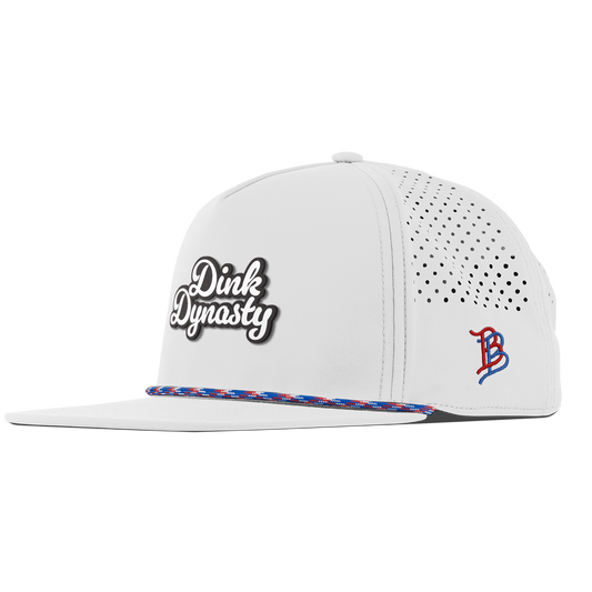 Dink Dynasty Script Flat 5 Panel Rope White RWB
