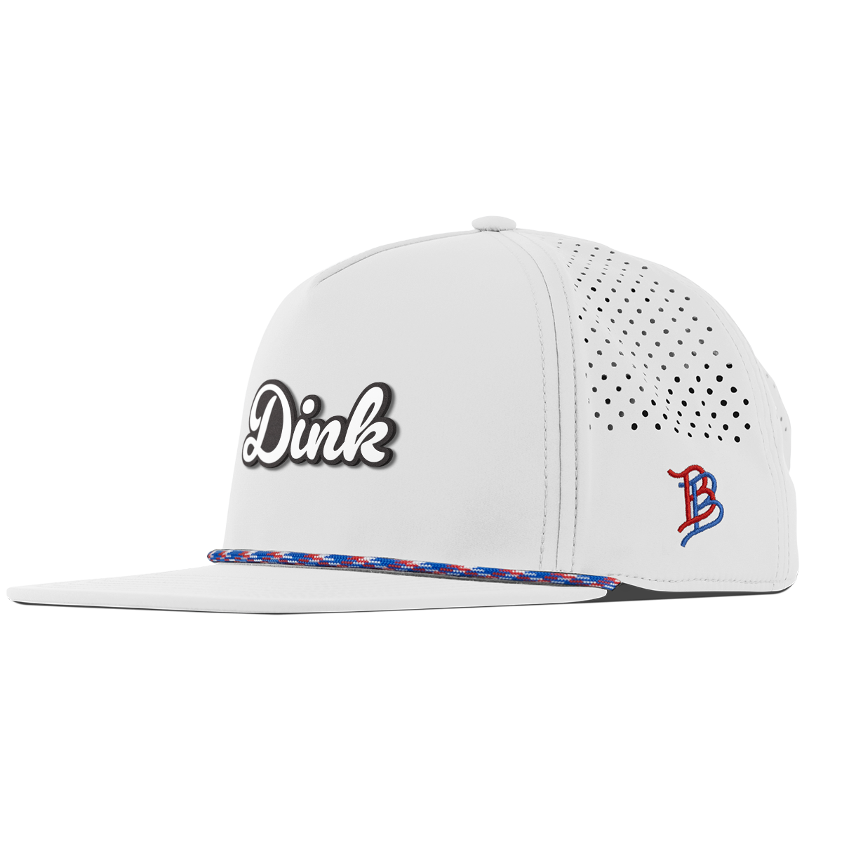 Dink Script Flat 5 Panel Rope White RWB