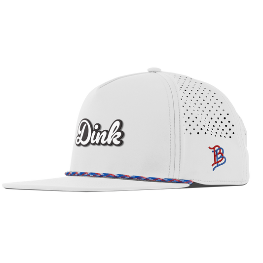 Dink Script Flat 5 Panel Rope White RWB