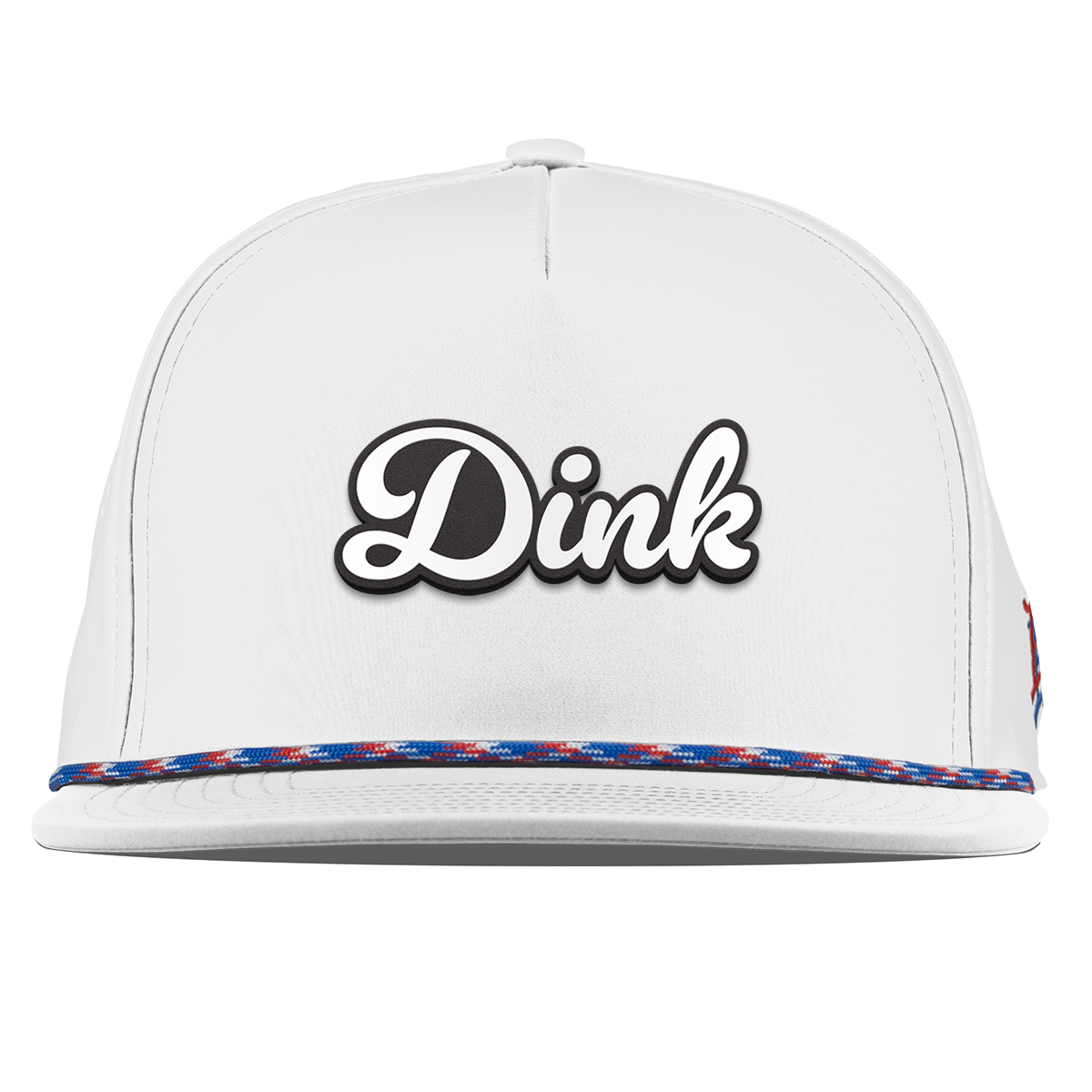 Dink Script Flat 5 Panel Rope White RWB