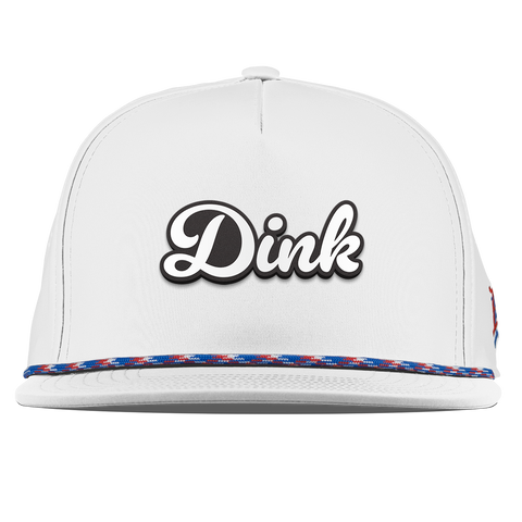 Dink Script Flat 5 Panel Rope White RWB