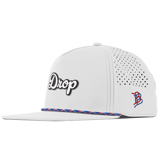 Drop Script Flat 5 Panel Rope White RWB