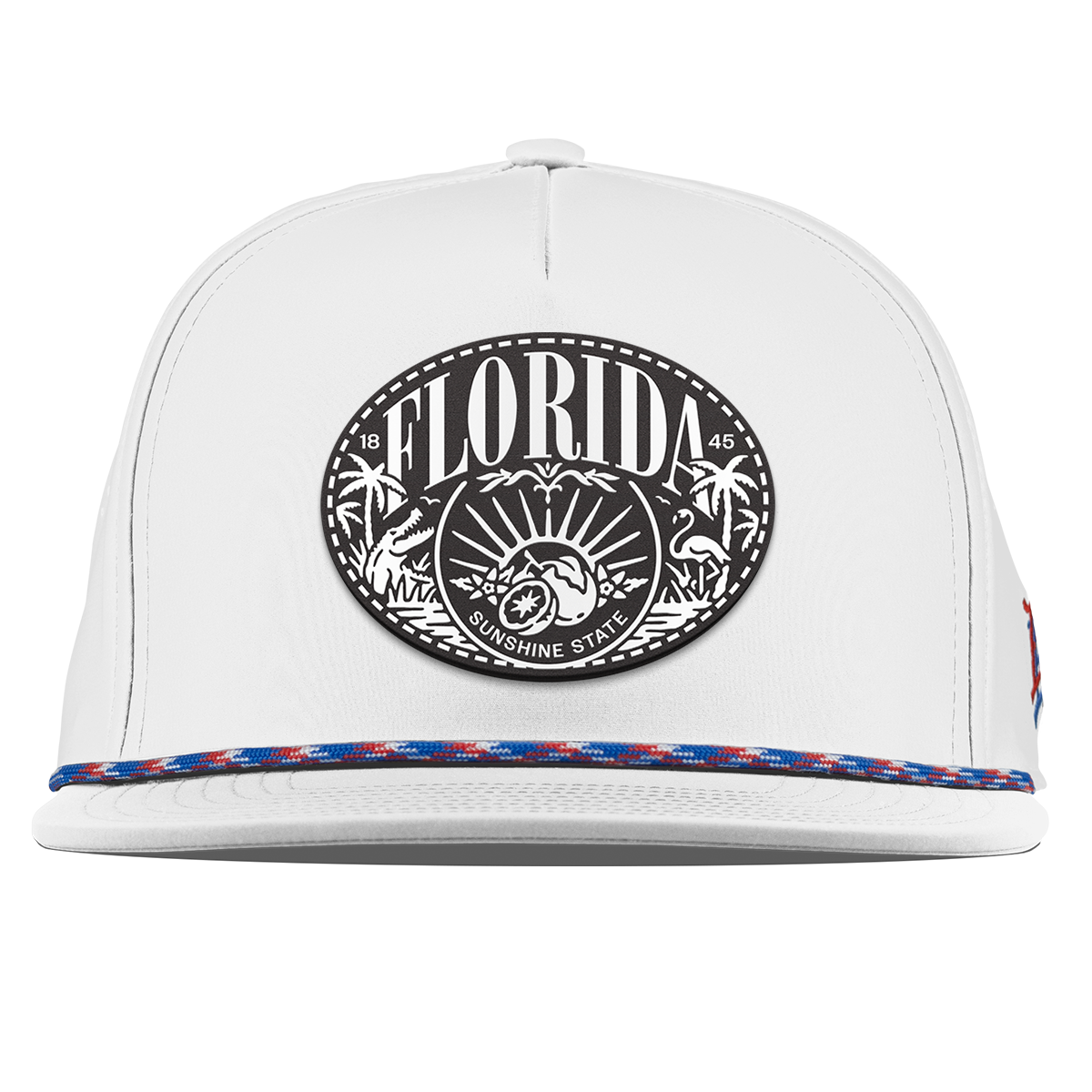 Florida Traveler Flat 5 Panel Rope White RWB