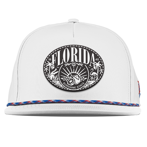 Florida Traveler Flat 5 Panel Rope White RWB