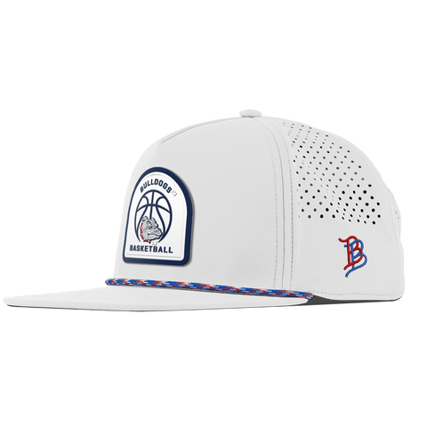 Gonzaga University "Gonzaga Basketball" Flat 5 Panel Rope White RWB