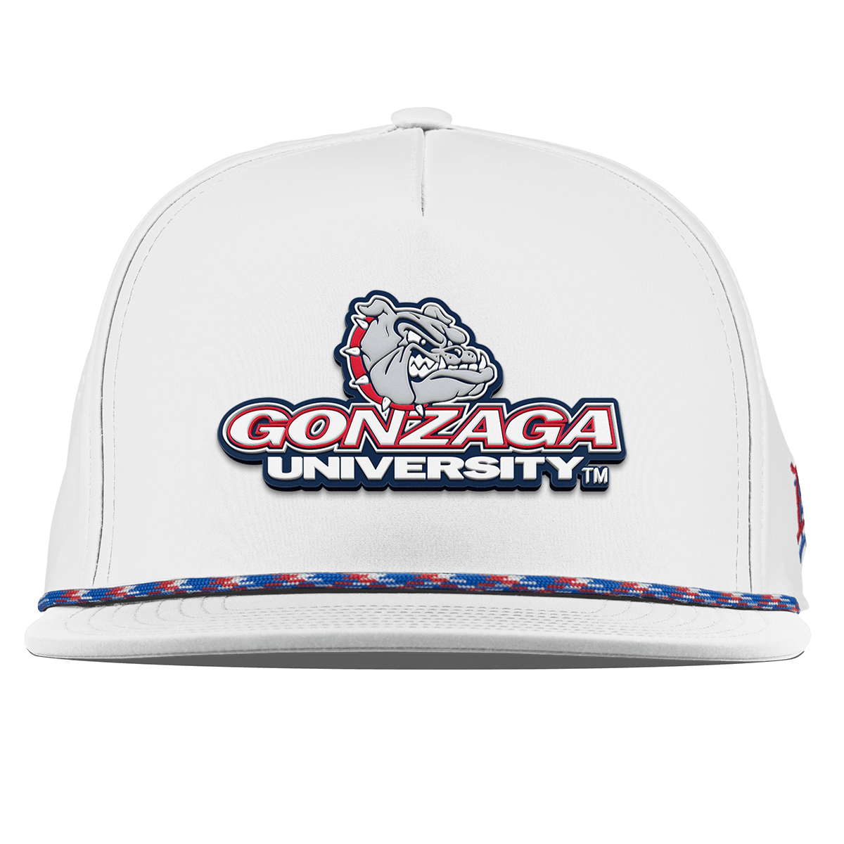 Gonzaga University "Gonzaga Team Logo" Flat 5 Panel Rope White RWB