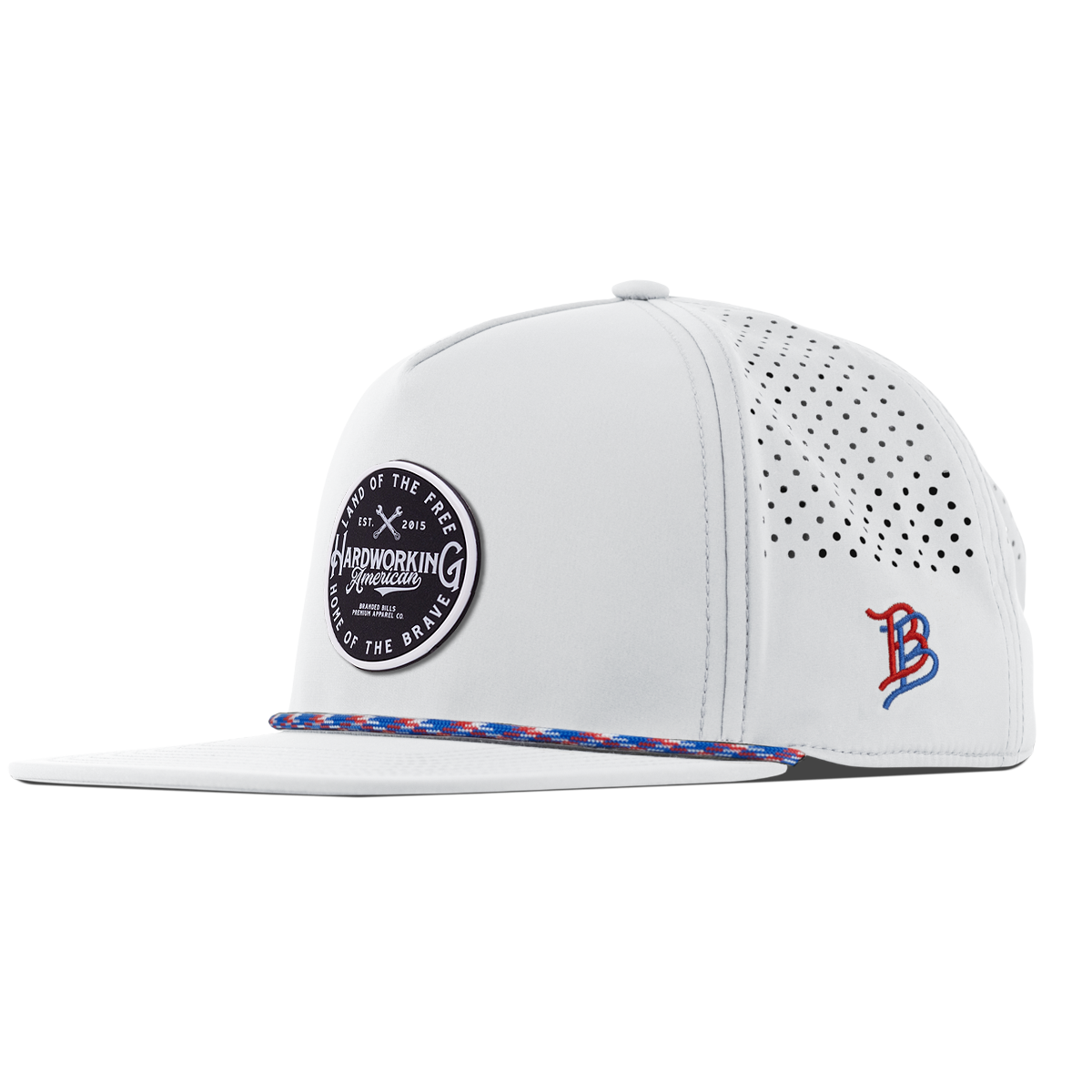 Hardworking PVC Flat 5 Panel Rope White RWB