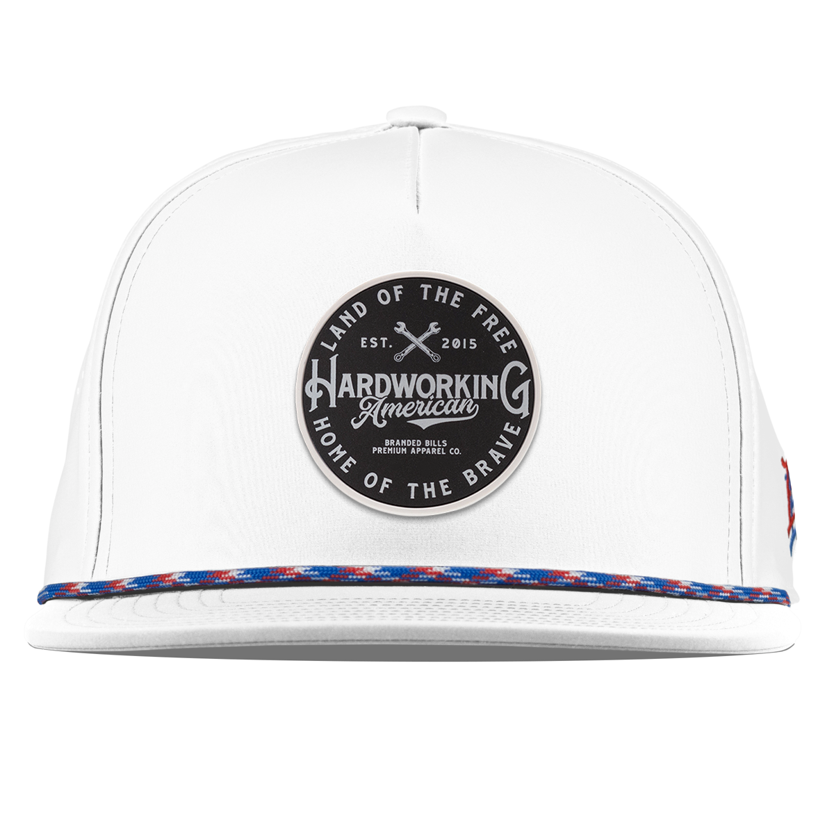 Hardworking PVC Flat 5 Panel Rope White RWB