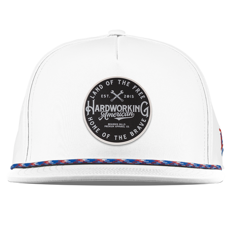 Hardworking PVC Flat 5 Panel Rope White RWB