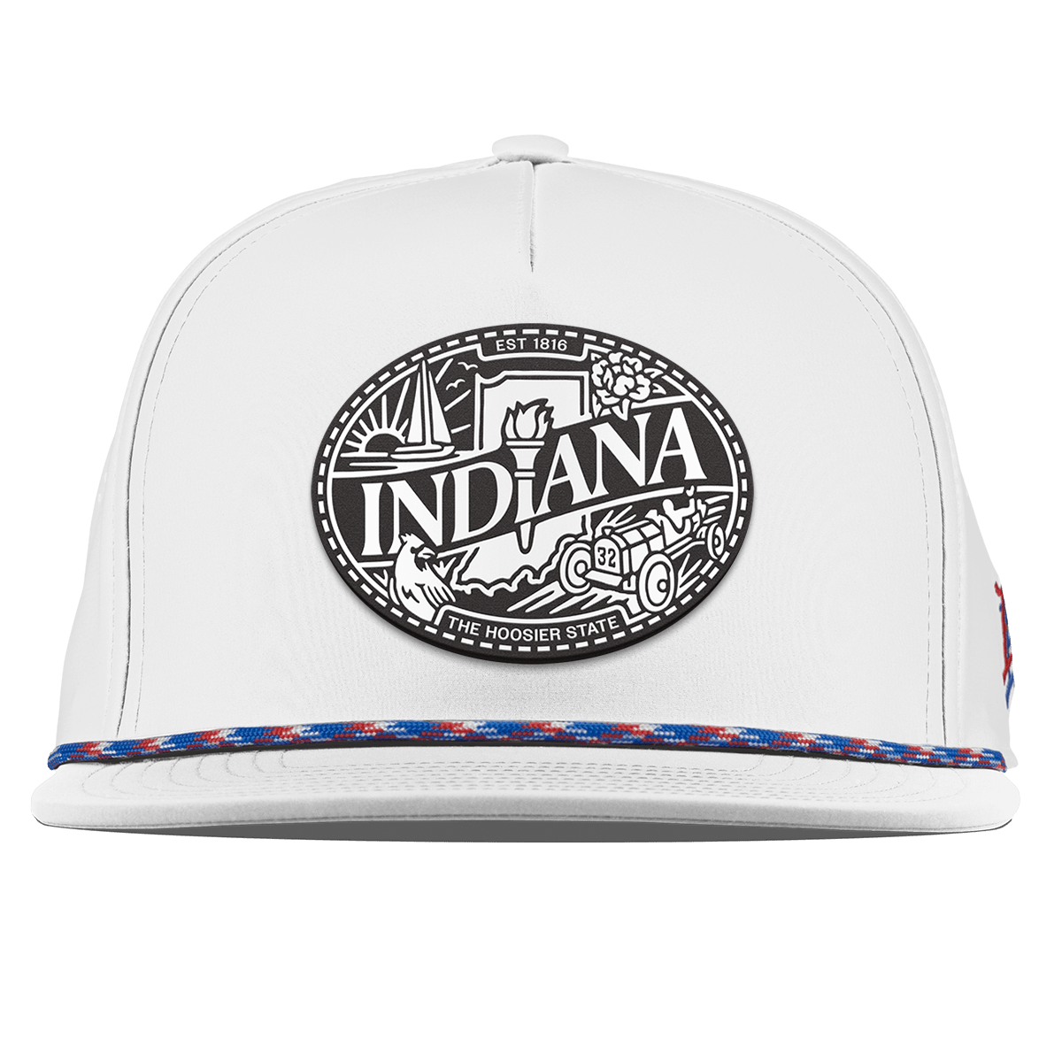 Indiana Traveler Flat 5 Panel Rope White RWB