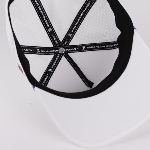 Bare Flat 5 Panel Rope White RWB