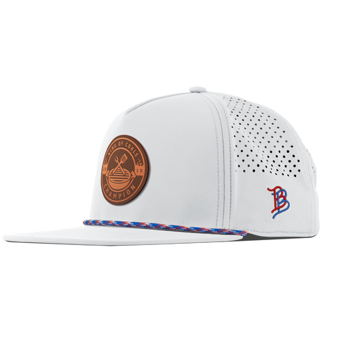 King of Coals Flat 5 Panel Rope White RWB