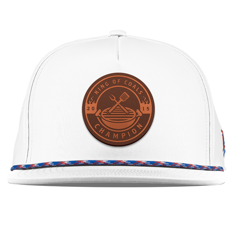 King of Coals Flat 5 Panel Rope White RWB
