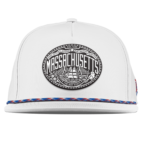 Massachusetts Traveler Flat 5 Panel Rope White RWB