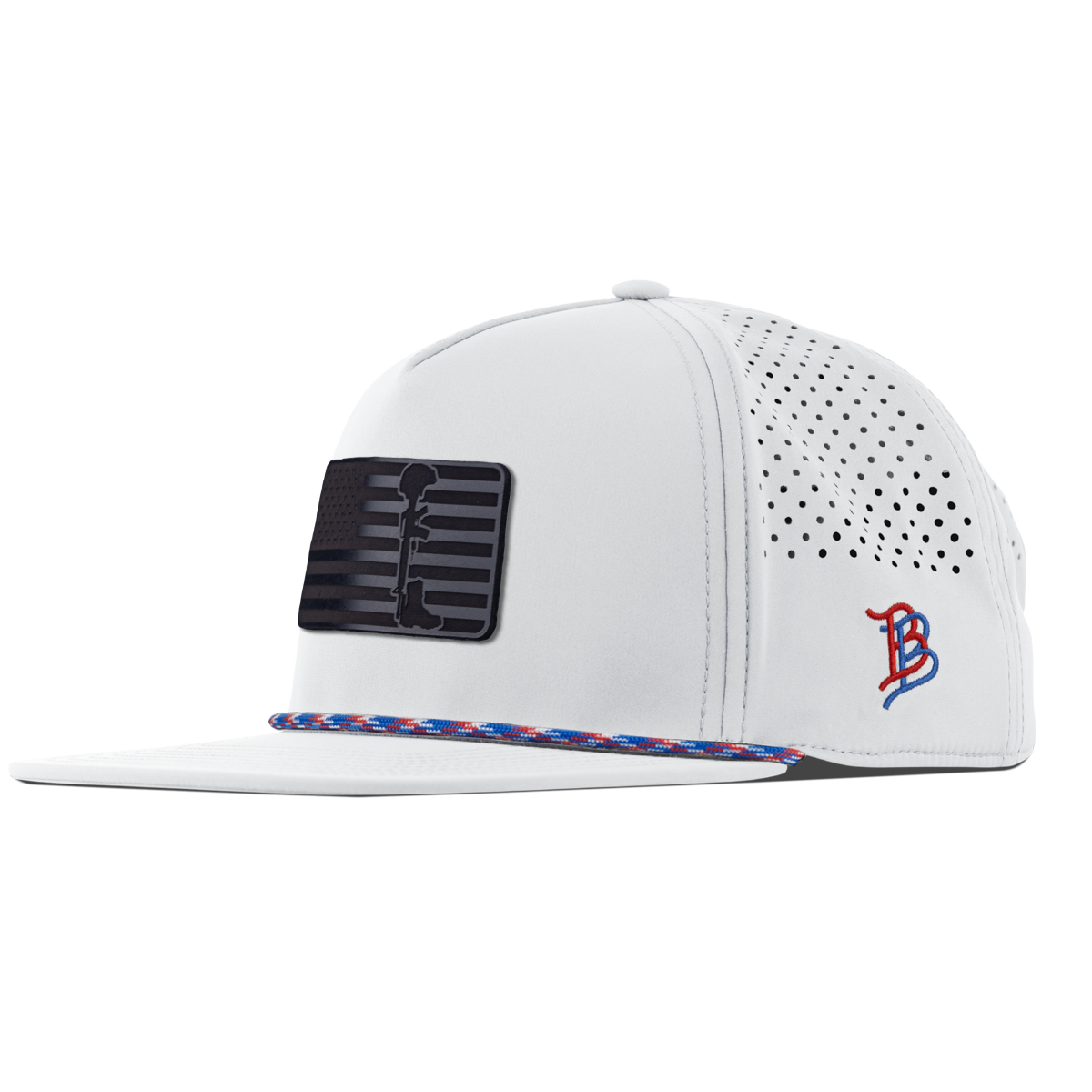 Midnight Memorial Flat 5 Panel Rope White RWB