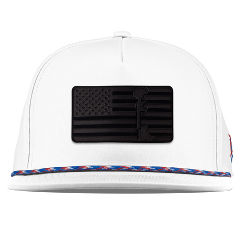Midnight Memorial Flat 5 Panel Rope White RWB