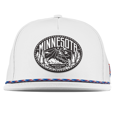 Minnesota Traveler Flat 5 Panel Rope White RWB
