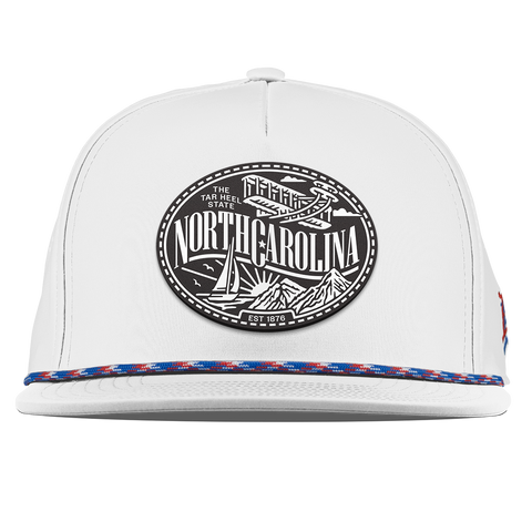 North Carolina Traveler Flat 5 Panel Rope White RWB