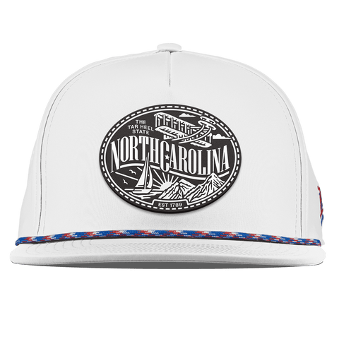 North Carolina Traveler Flat 5 Panel Rope White RWB