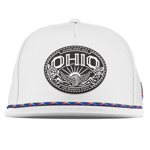 Ohio Traveler Flat 5 Panel Rope White RWB