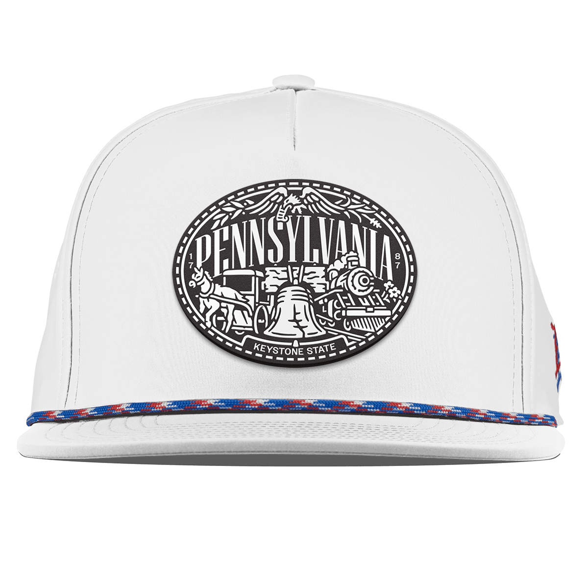 Pennsylvania Traveler Flat 5 Panel Rope White RWB