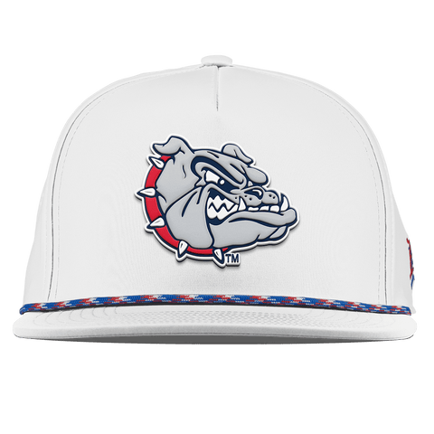 Gonzaga University "Spike The Bulldog" Flat 5 Panel Rope White RWB