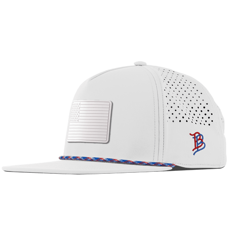 Old Glory Stealth Flat 5 Panel Rope White RWB