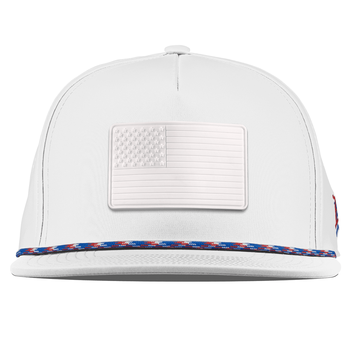 Old Glory Stealth Flat 5 Panel Rope White RWB
