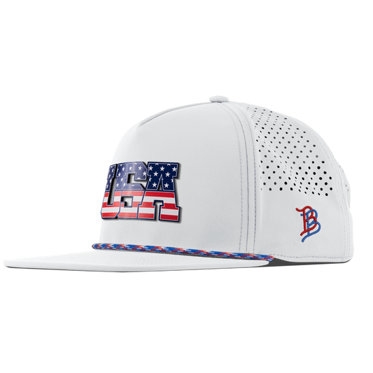 USA Tradition Flat 5 Panel Rope White RWB