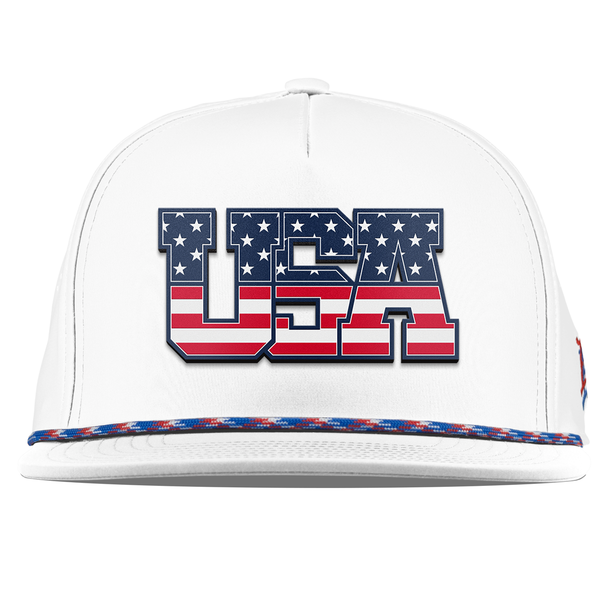 USA Tradition Flat 5 Panel Rope White RWB