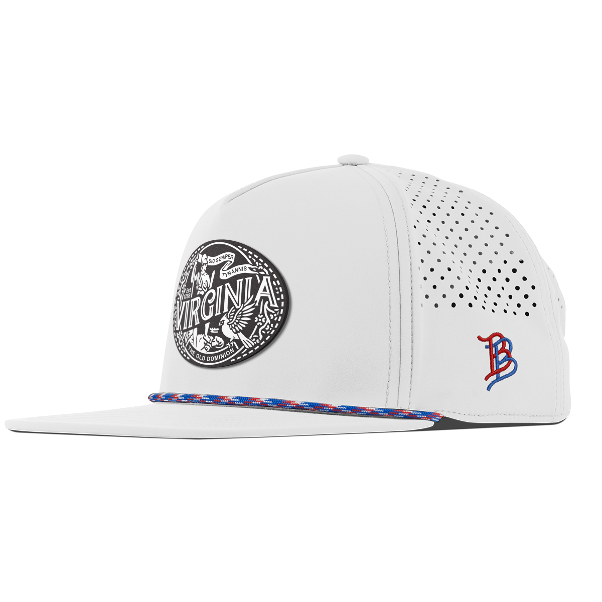 Virginia Traveler Flat 5 Panel Rope White RWB
