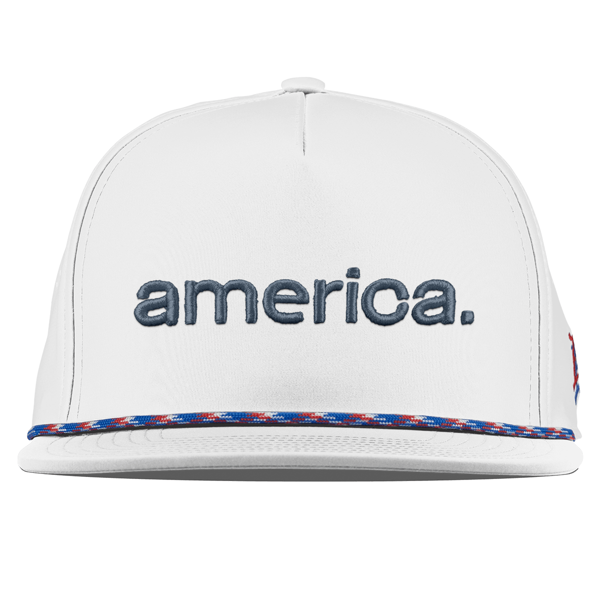 america. Flat 5 Panel Rope White RWB