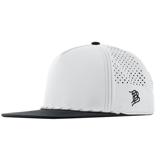 Bare Flat 5 Panel Rope White/Black