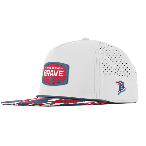 Home of the Brave Flat 5 Panel Rope White/USA Camo + Orion Rope