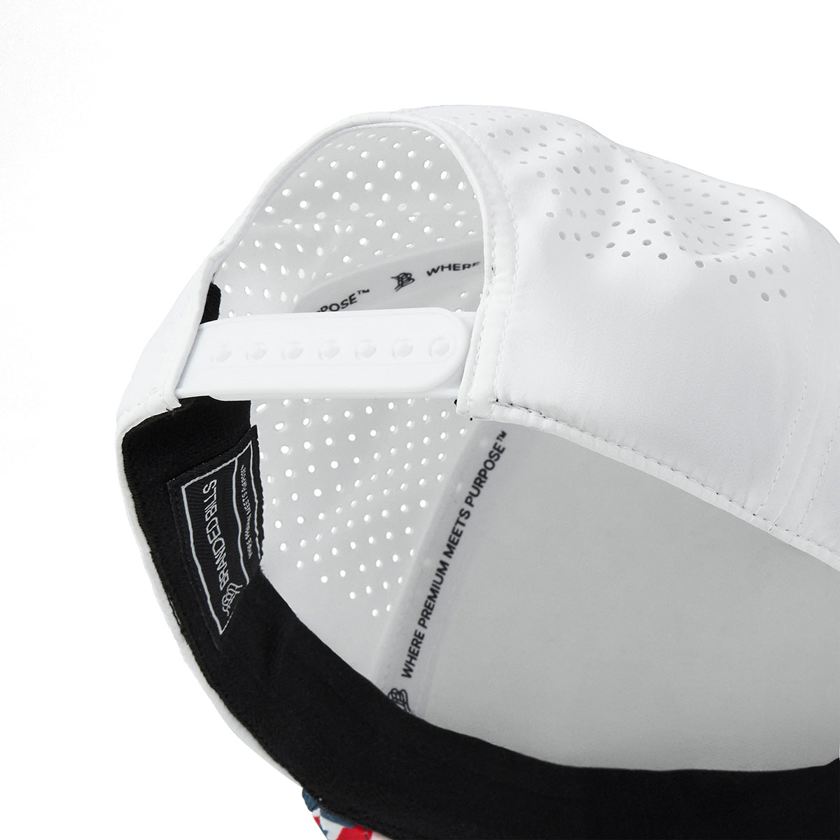Bare Flat 5 Panel Rope White/USA Camo + Orion Rope
