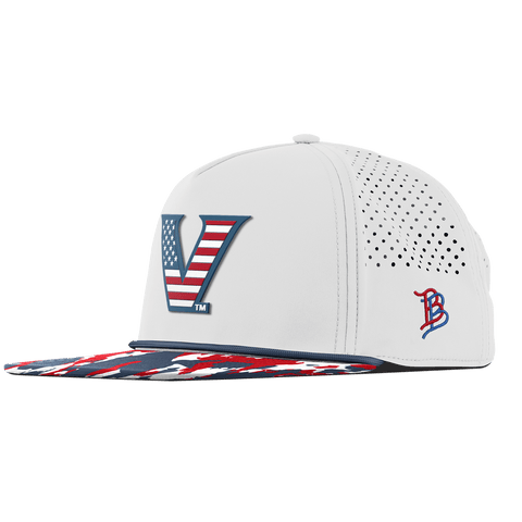 Vanderbilt University "Vanderbilt Stars & Stripes" Flat 5 Panel Rope White/USA Camo + Orion Rope