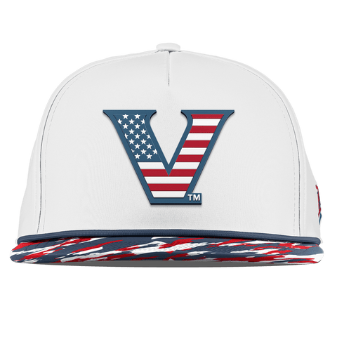 Vanderbilt University "Vanderbilt Stars & Stripes" Flat 5 Panel Rope White/USA Camo + Orion Rope