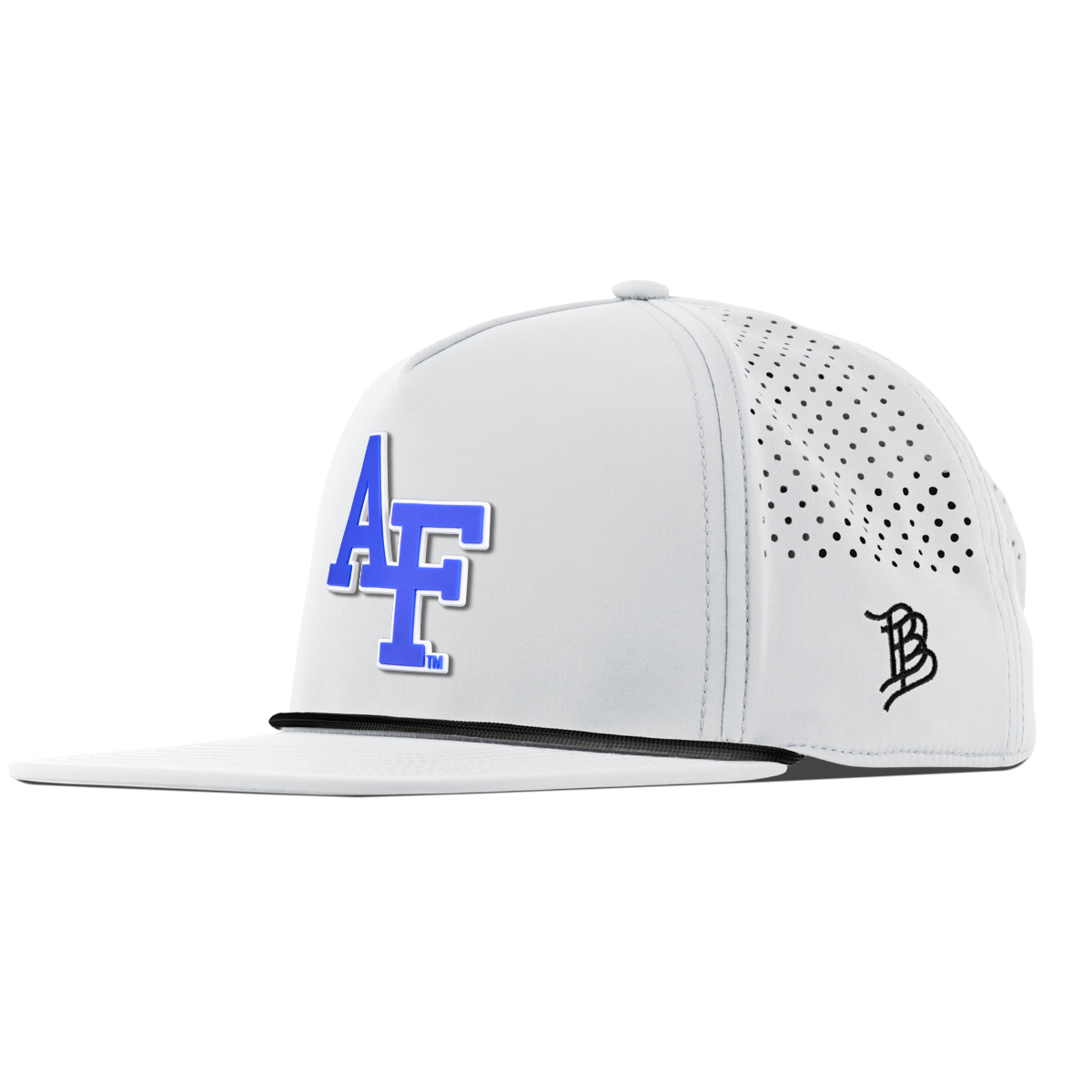 Air Force "Air Force Academy Block" Flat 5 Panel Rope White