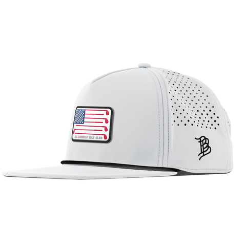 Hailey Ostrom "All American Golf Club" Flat 5 Panel Rope White