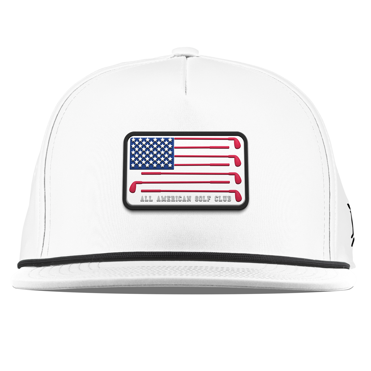Hailey Ostrom "All American Golf Club" Flat 5 Panel Rope White