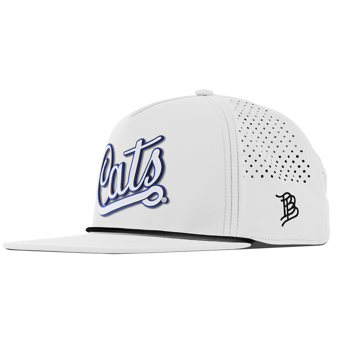University of Arizona "Arizona Cats Script" Flat 5 Panel Rope White