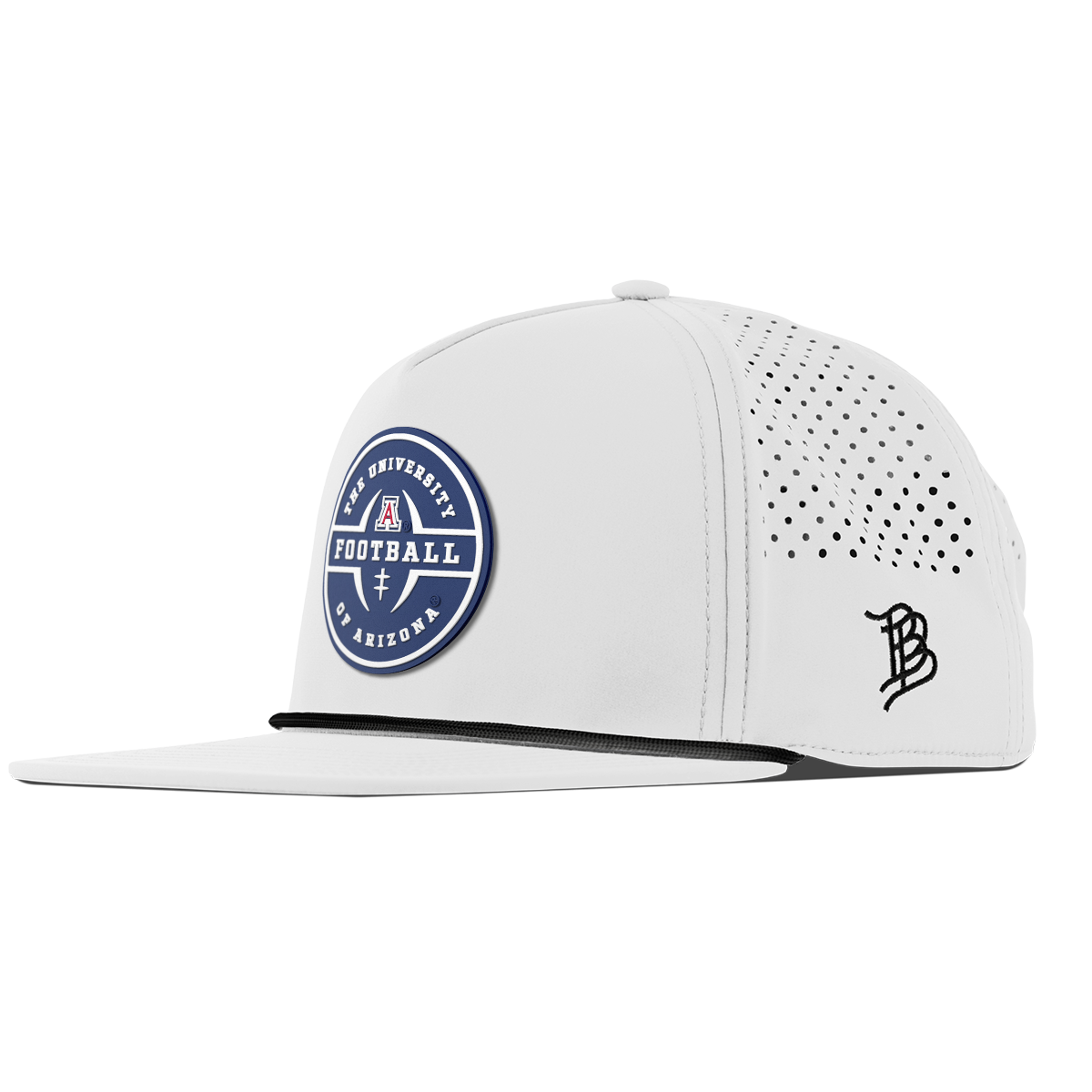 University of Arizona "Arizona Football Legacy" Flat 5 Panel Rope White