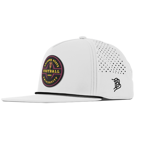 Arizona State University "Arizona State Football Legacy" Flat 5 Panel Rope White