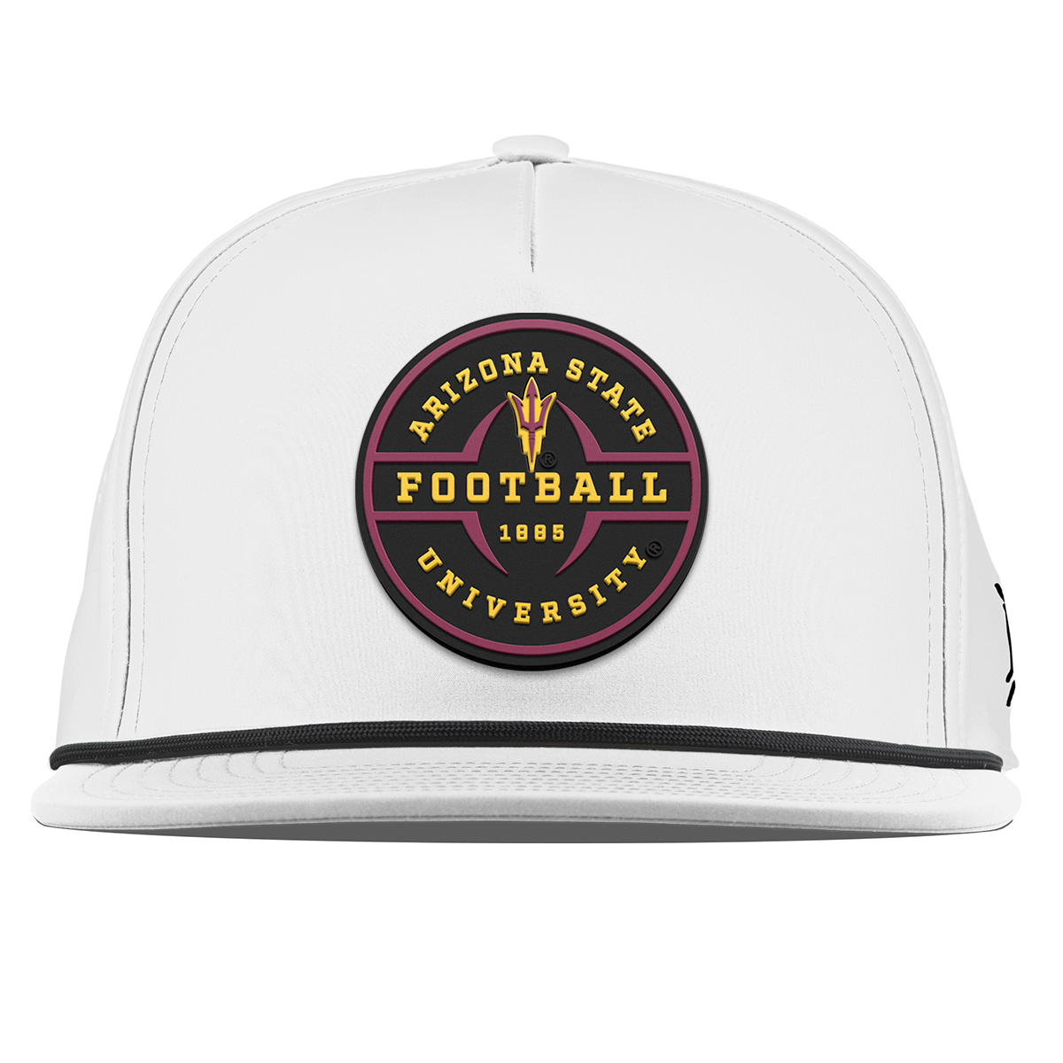 Arizona State University "Arizona State Football Legacy" Flat 5 Panel Rope White